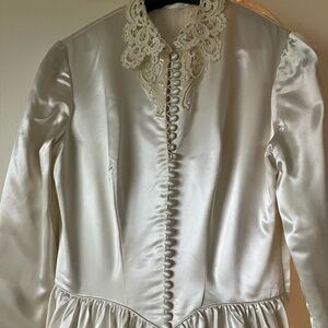 Mindelle Vintage 1954 Wedding dress, True 1950’s Era, Light Cream Color